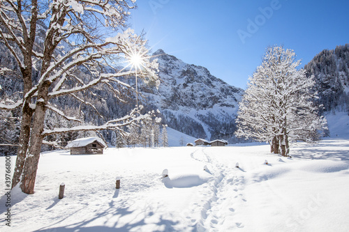 Winter in Flachau und Flachauwinkel im Pongau © christakramer
