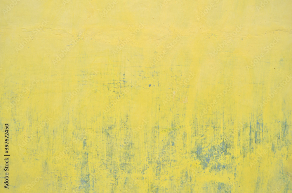Fototapeta premium texture background of old yellow wall