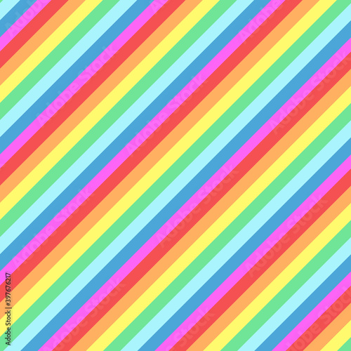 Free Download Vector seamless rainbow pattern. Simple design for wrappings, textile and backgrounds - GFXLoad