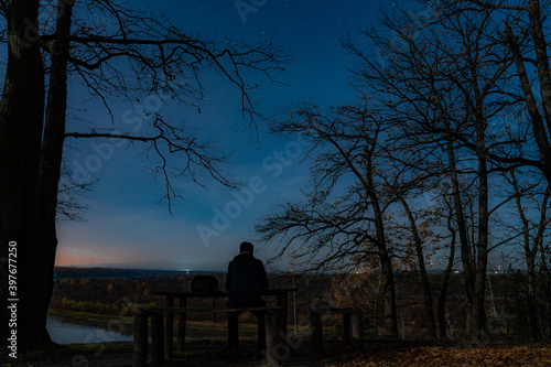 silhouette of a person