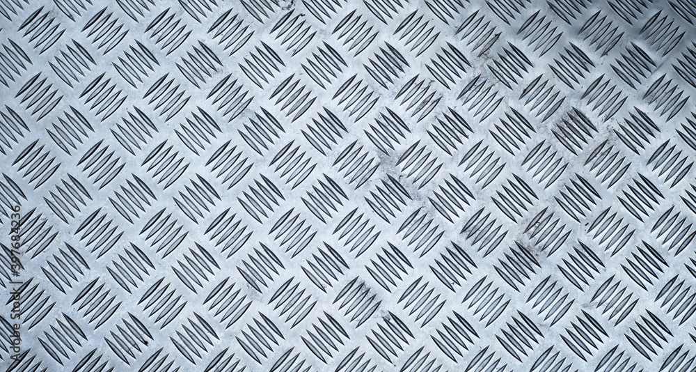 The texture of the aluminum surface with notches The texture of the aluminum surface with notches
