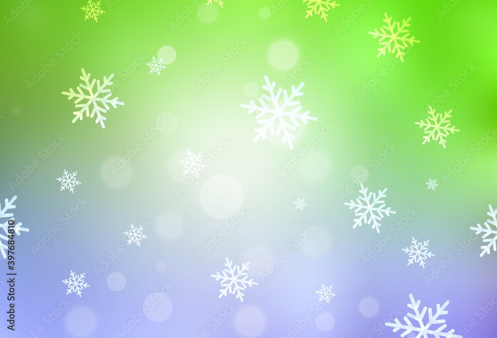 Light Pink, Green vector texture in birthday style. Light Pink, Green vector texture in birthday style.