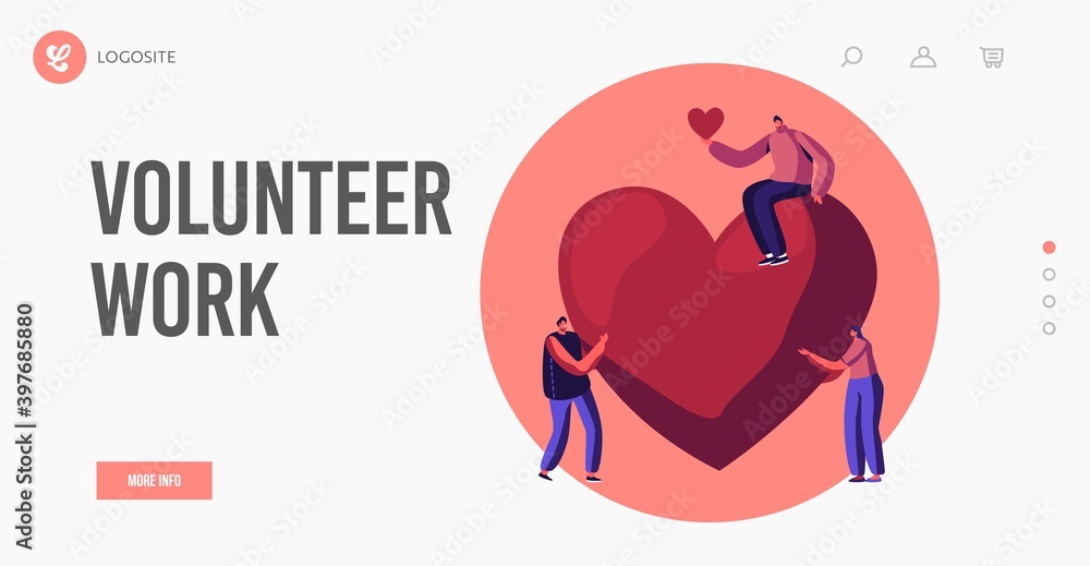 Characters Donate Landing Page Template. Tiny People Give Hearts Charity, Social Aid, Money Donation Volunteer Support Characters Donate Landing Page Template. Tiny People Give Hearts Charity, Social Aid, Money Donation Volunteer Support
