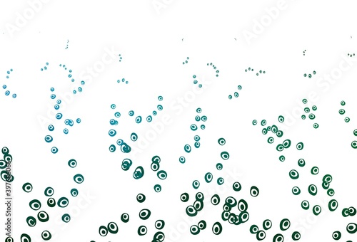 Light Blue, Green vector layout with circle shapes.