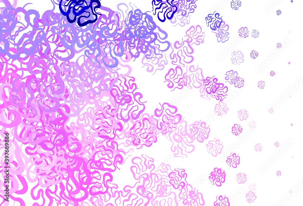 Light Purple vector background with abstract shapes. Light Purple vector background with abstract shapes.
