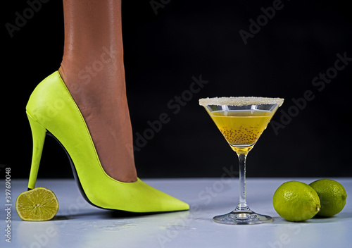 Photography Womans party with cocktail