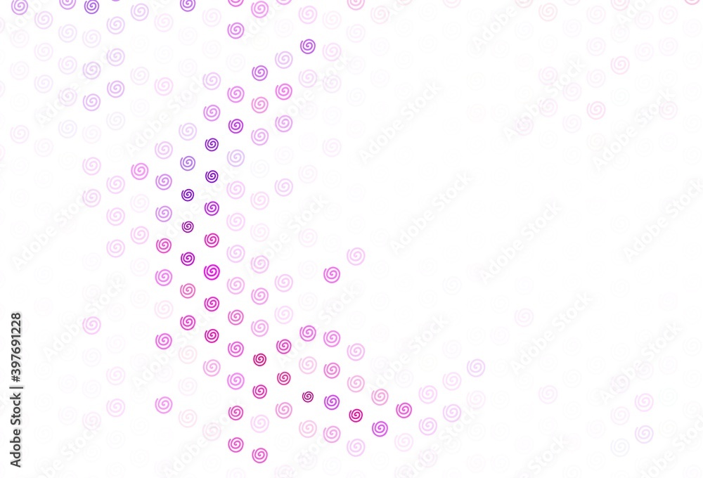 Light Pink, Yellow vector background with bent lines. Light Pink, Yellow vector background with bent lines.
