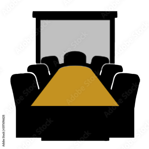 conference room with chairs