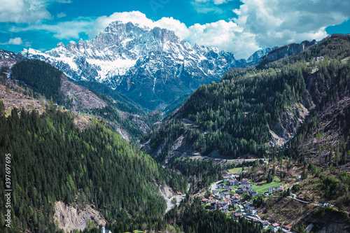 landscape in the mountains