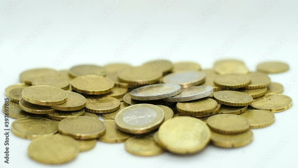 Falling Euro coins,waste money slow motion,economy business,fortune Falling Euro coins,waste money slow motion,economy business,fortune