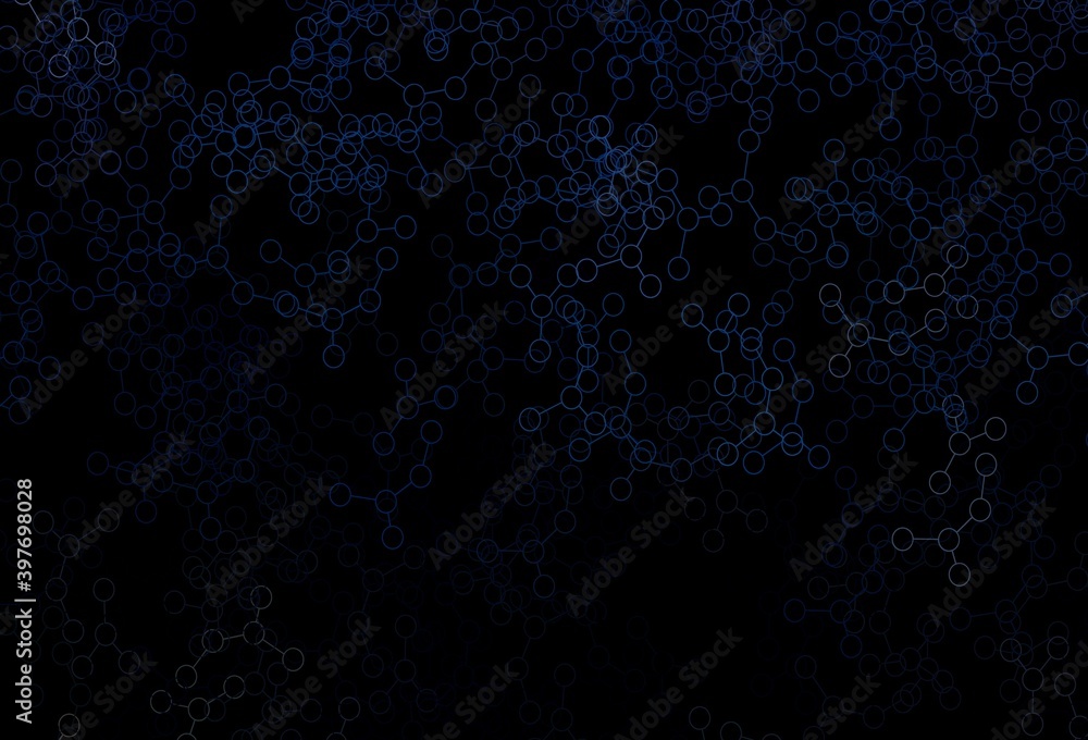 Dark BLUE vector backdrop with artificial intelligence data. Dark BLUE vector backdrop with artificial intelligence data.