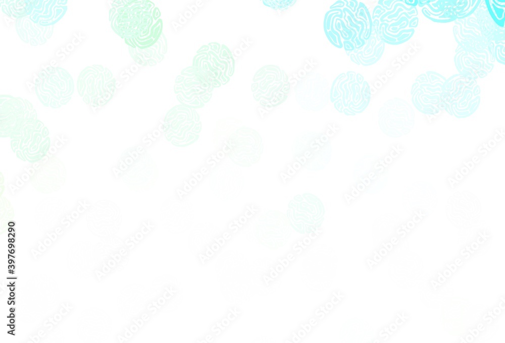Light Green vector backdrop with memphis shapes. Light Green vector backdrop with memphis shapes.