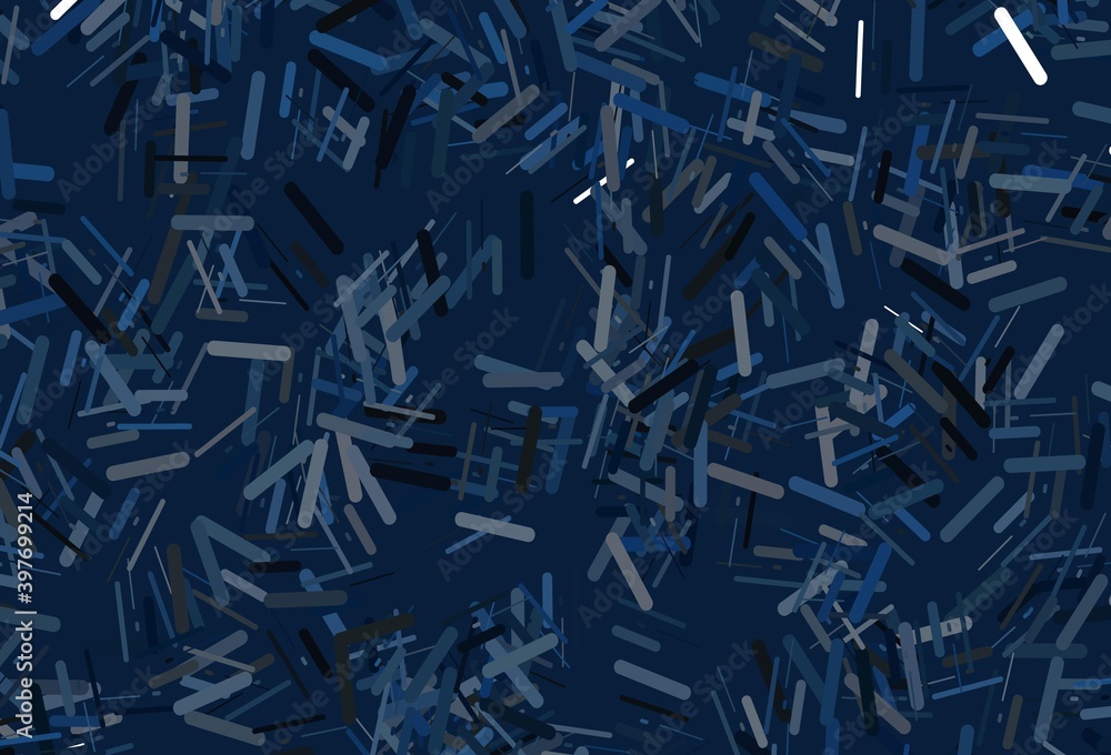 Dark blue vector pattern with narrow lines. Dark blue vector pattern with narrow lines.