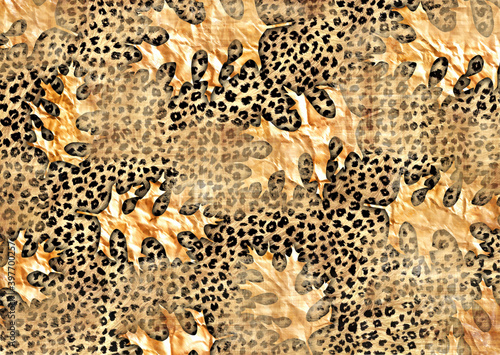 abstract leopard print texture design  