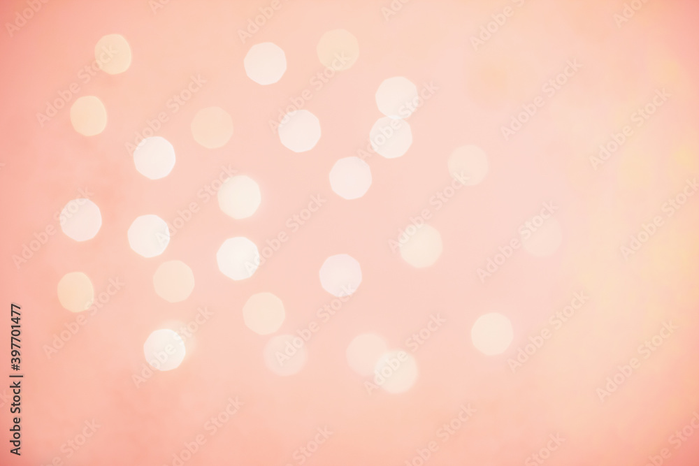 Romantic holiday background of blurred bokeh lights from a garland. Romantic holiday background of blurred bokeh lights from a garland.