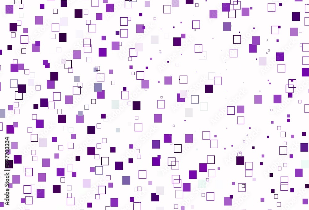 Light Purple vector template with square style. Light Purple vector template with square style.