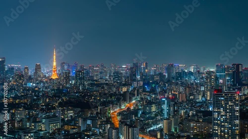 Wallpaper Mural 東京風景・タイムラプス Torontodigital.ca