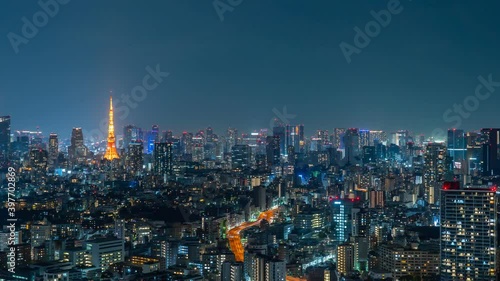 Wallpaper Mural 東京風景・タイムラプス Torontodigital.ca