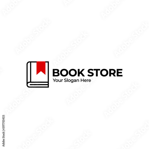 Free Download Book Store Logo Template Design Vector - GFXLoad
