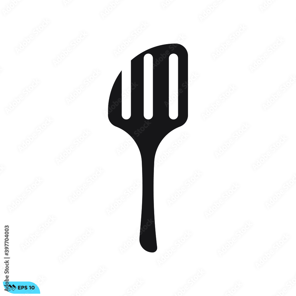Icon vector graphic of spatula , good for template Icon vector graphic of spatula , good for template