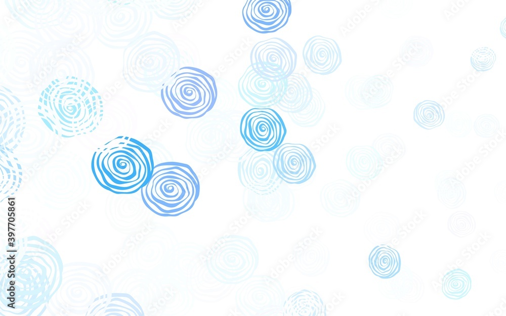 Light BLUE vector elegant wallpaper with roses. Light BLUE vector elegant wallpaper with roses.