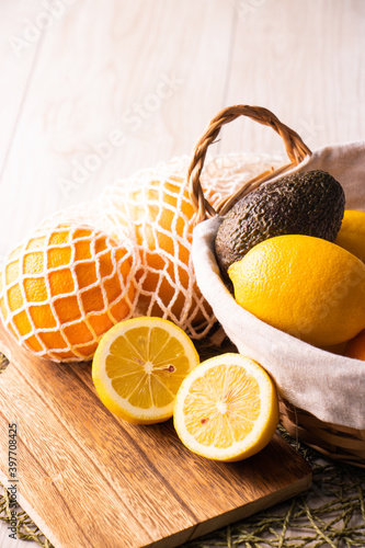 レモンとオレンジの盛り合わせ