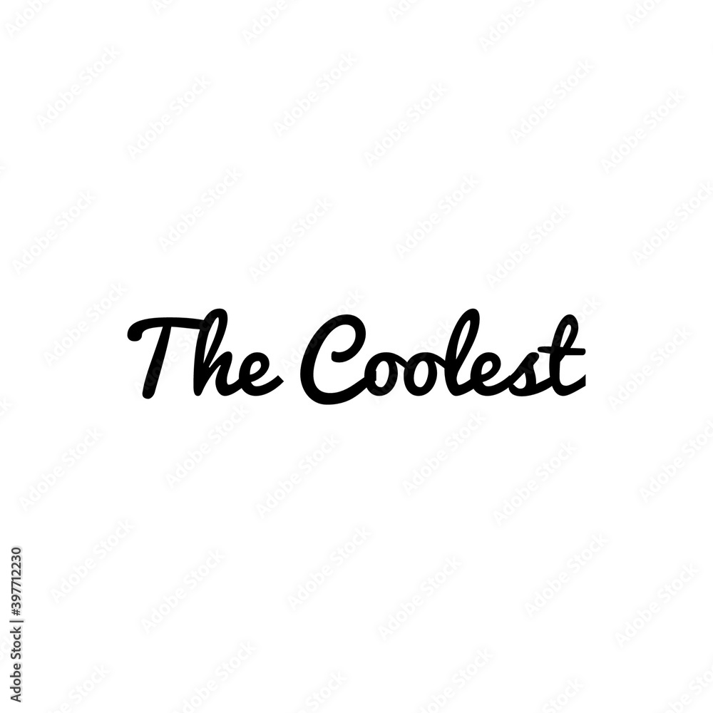 ''The coolest'' Lettering