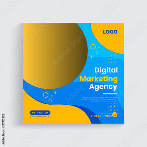 Business marketing social media post banner