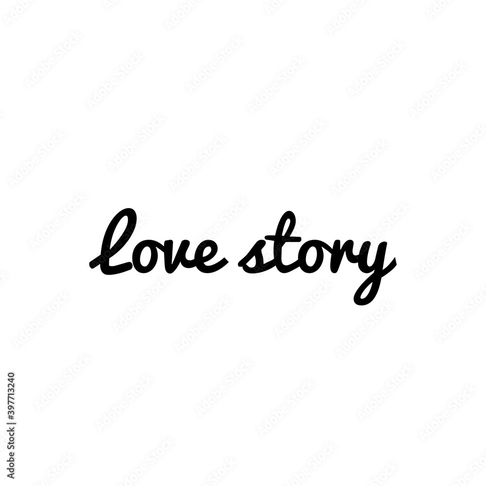''Love story'' Lettering