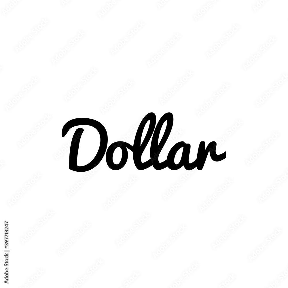 ''Dollar'' Lettering