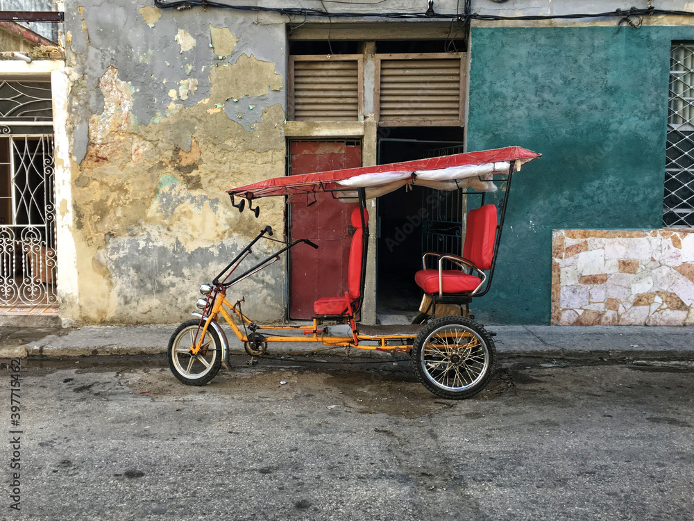 Old Havana bike taxi