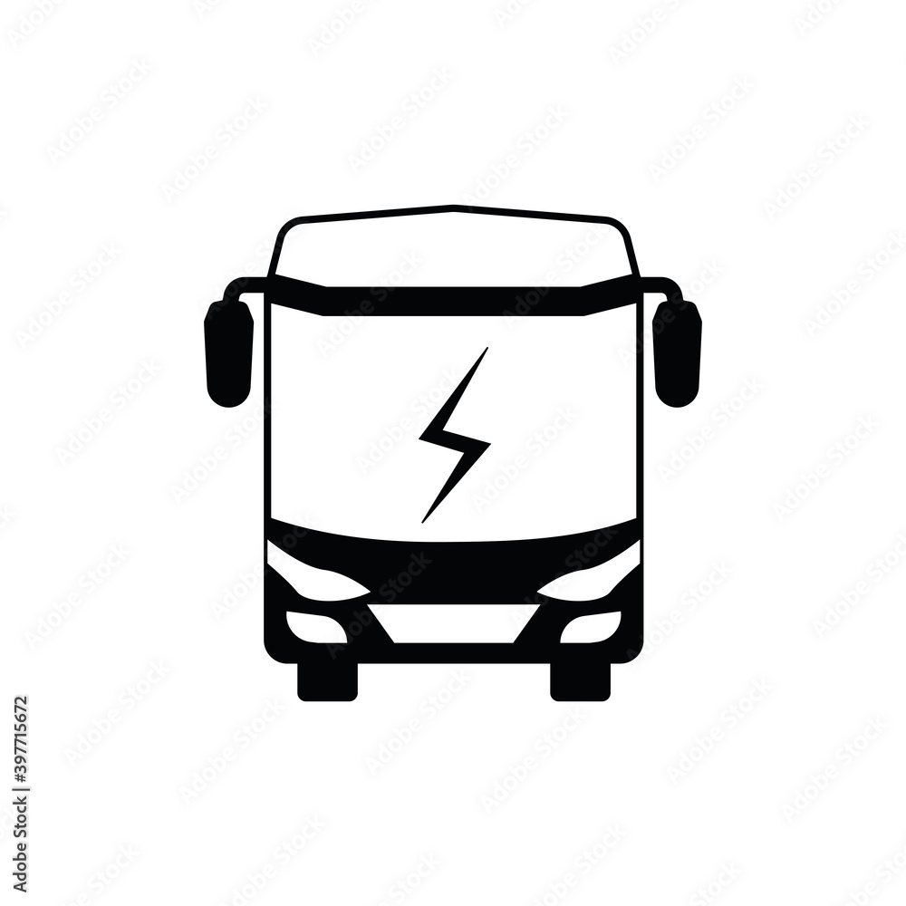Bus icon design template vector isolated illustration Bus icon design template vector isolated illustration