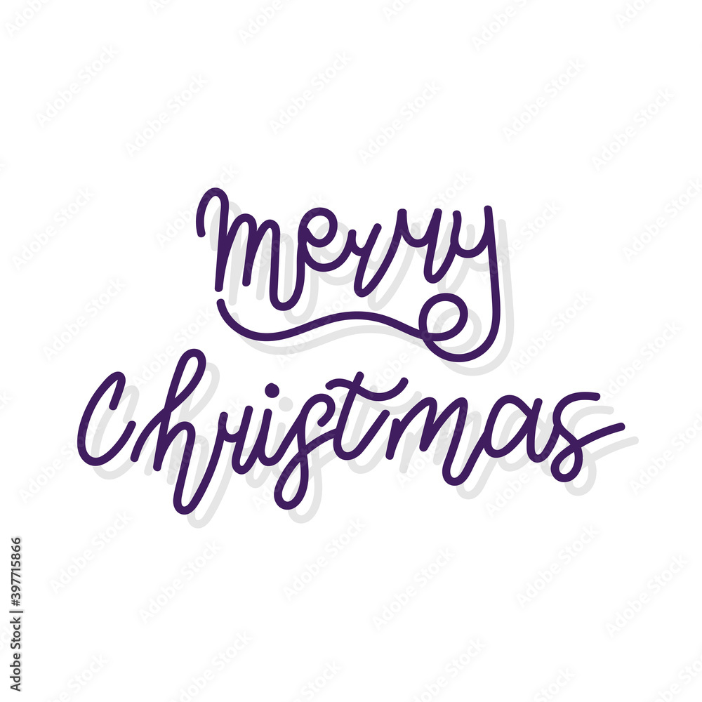 Christmass hand lettring vector Christmass hand lettring vector