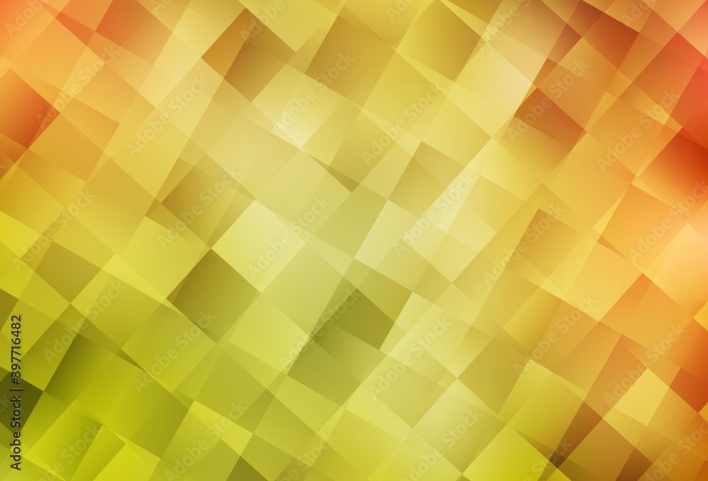 Light Red, Yellow vector pattern in square style. Light Red, Yellow vector pattern in square style.