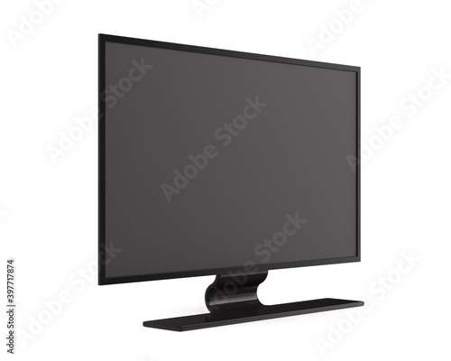 tv on white background. Iso...