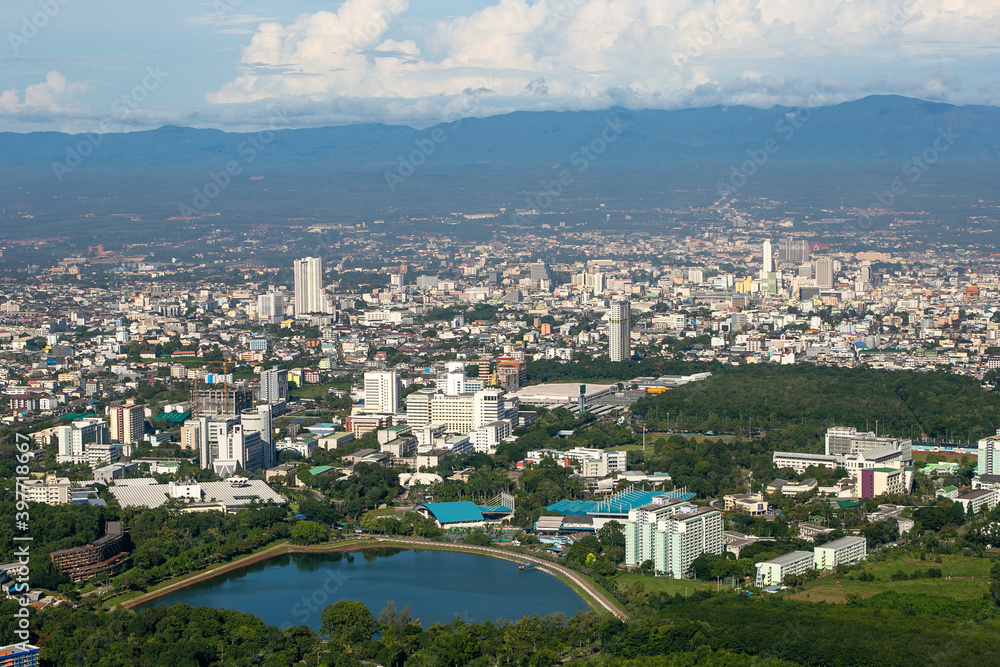 Fototapeta premium view of the city