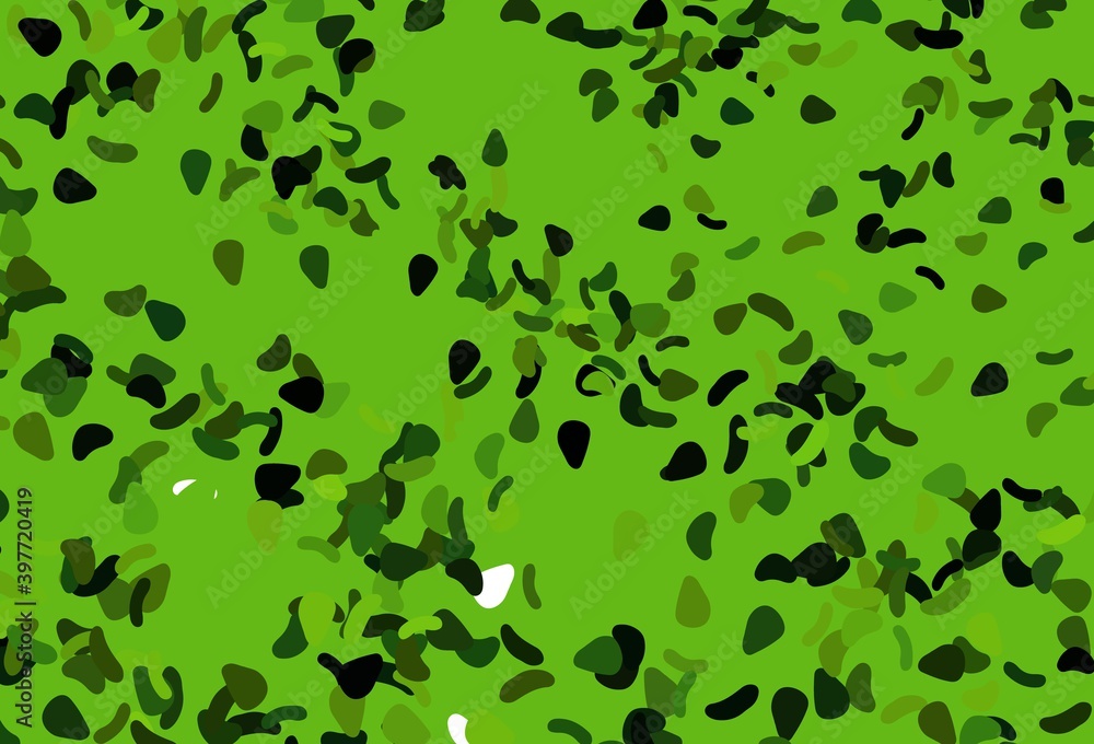 Light Green, Red vector texture with random forms. Light Green, Red vector texture with random forms.