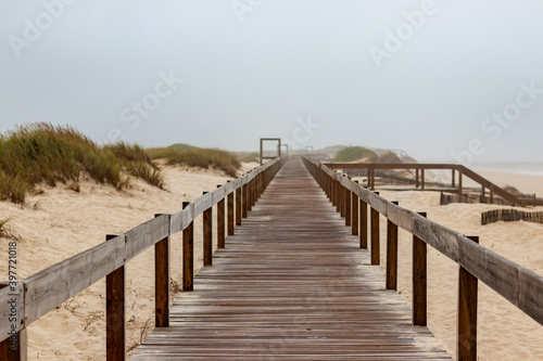 Passadiços na praia