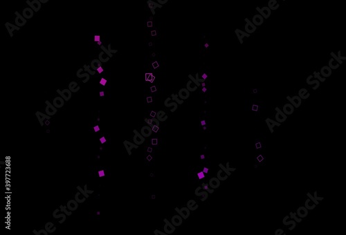 Dark Purple vector template with square style.