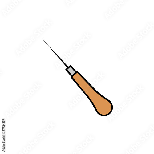 awl line icon. Signs and symbols can be used for web, logo, mobile app, UI, UX