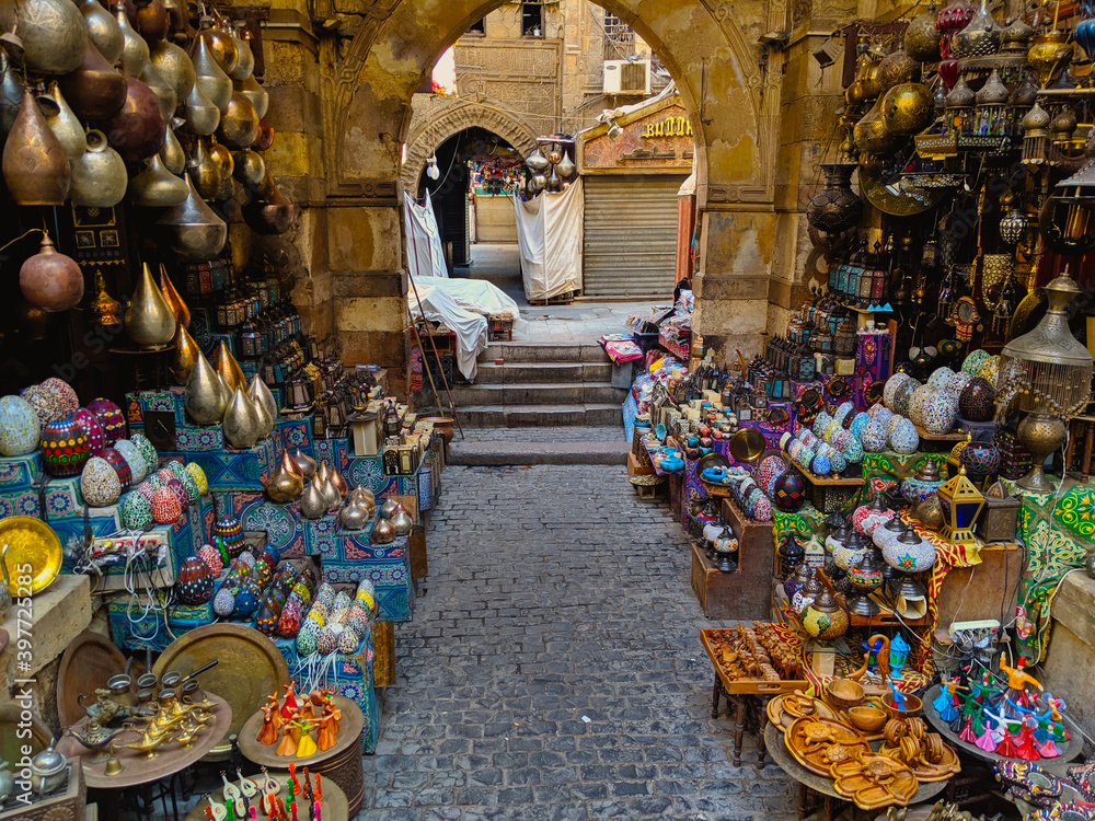 Fototapeta premium Egyptian market street