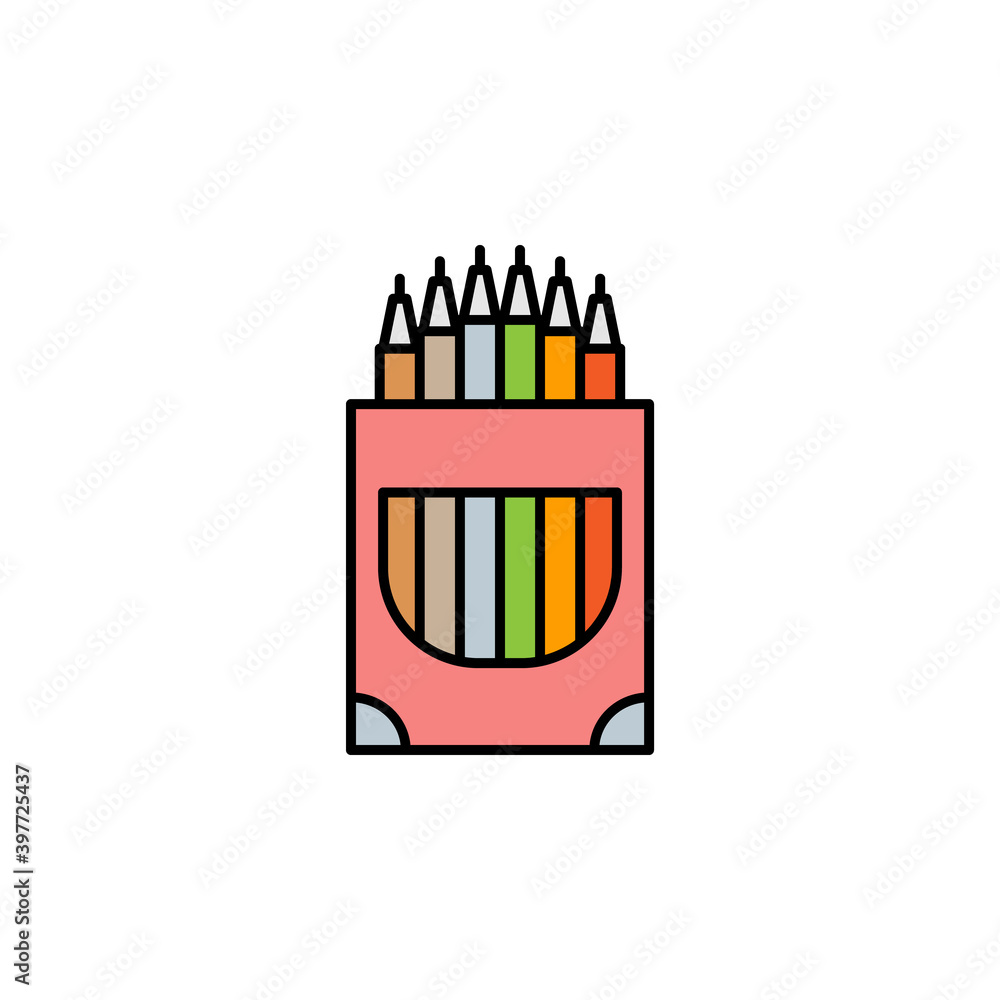 crayon line icon. Signs and symbols can be used for web, logo, mobile app, UI, UX crayon line icon. Signs and symbols can be used for web, logo, mobile app, UI, UX