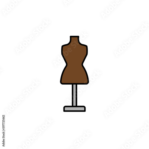 mannequin line icon. Signs and symbols can be used for web, logo, mobile app, UI, UX