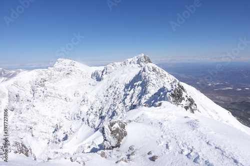 雪山・登山・アウトドア 風景 背景素材