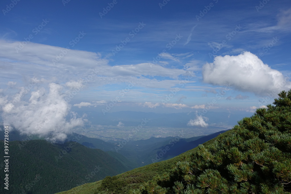 Fototapeta premium アウトドア・山登り 風景写真