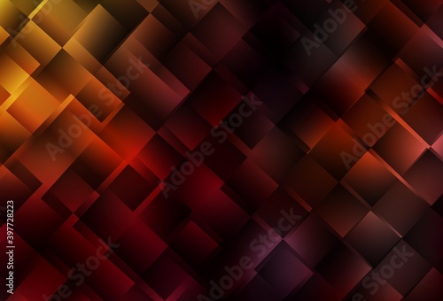 Dark Red vector backdrop with rhombus.