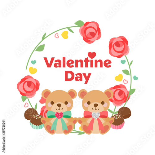 バレンタインイラスト素材 Valentine material