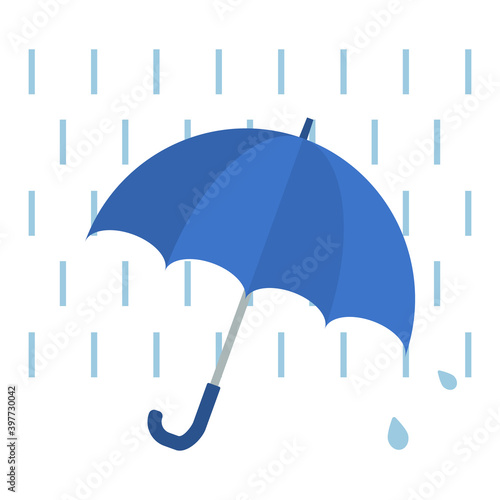 傘と雨