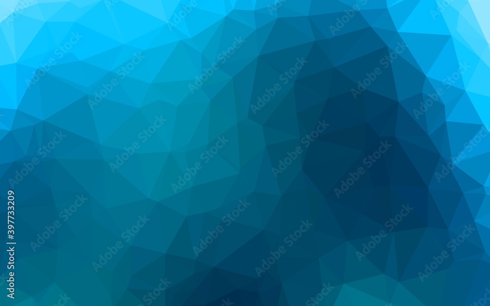 Light BLUE vector polygonal pattern. Light BLUE vector polygonal pattern.