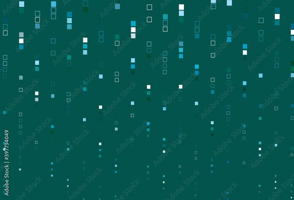 Light Blue, Green vector layout with rectangles, squares. Light Blue, Green vector layout with rectangles, squares.